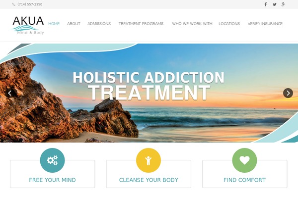 Akua theme websites examples