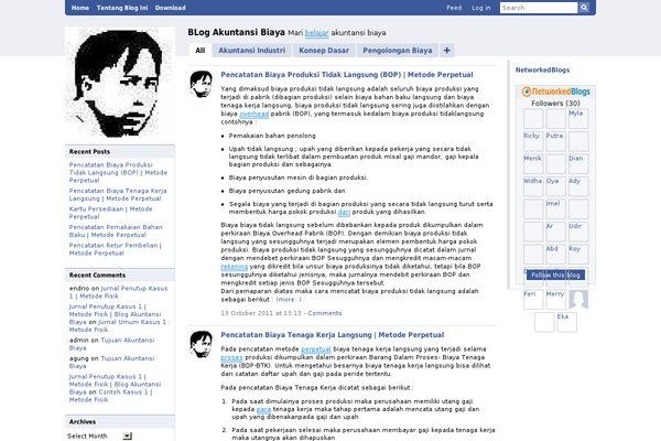 Smells Like Facebook theme site design template sample