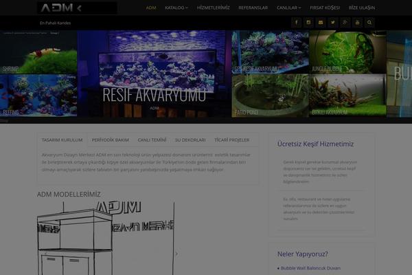 Truemag theme site design template sample