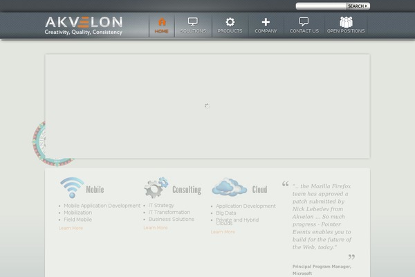 akvelon.com site used Akvelon