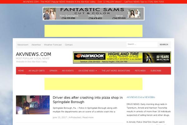 Refined Magazine theme site design template sample