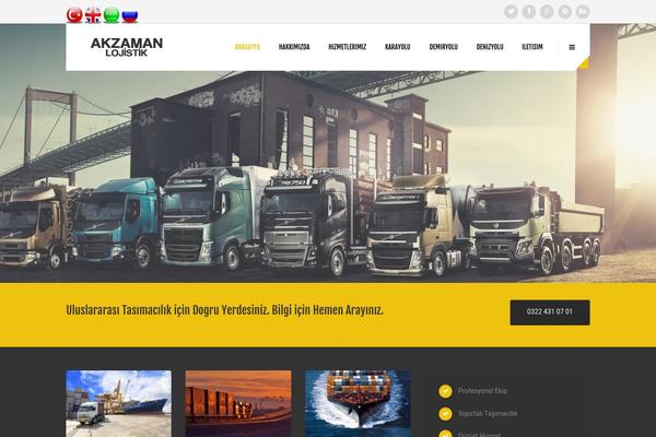Konstruct theme site design template sample