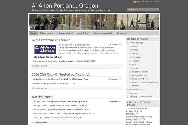 Panorama theme site design template sample