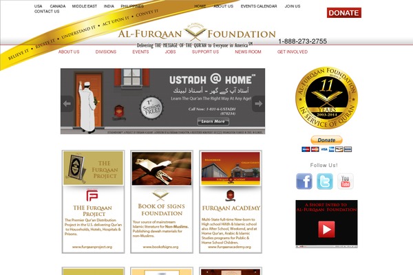 furqfaan theme websites examples