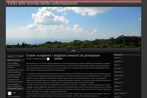 raindrops theme site design template sample