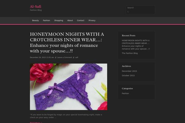 al-safi.net site used Bandana