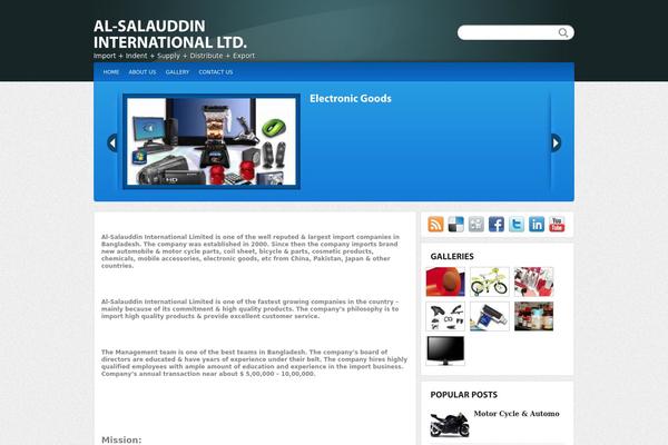 Calypso theme site design template sample