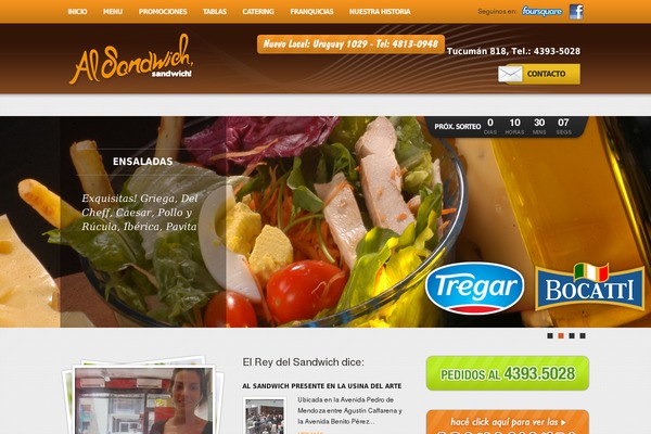 Feast theme site design template sample