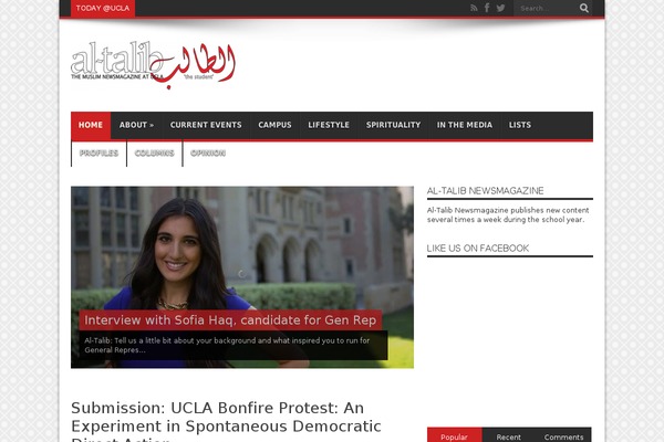 Jarida theme site design template sample