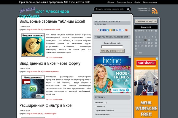 ultimateblogger theme websites examples