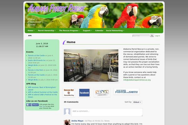 Site using Advanced Facebook Wall Shortcode plugin