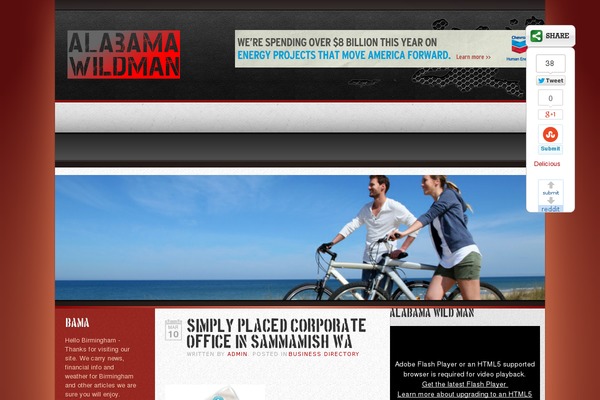 Advanced Newspaper theme site design template sample