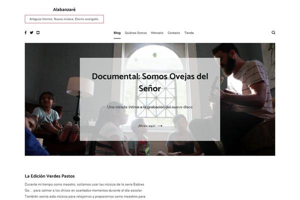 Cenote theme site design template sample