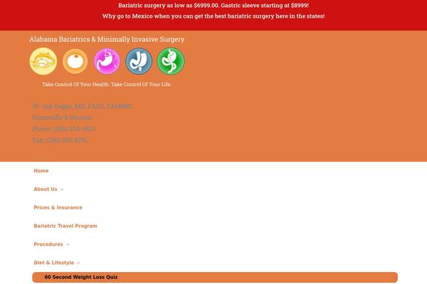 Site using CC BMI Calculator plugin