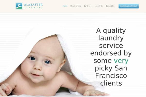 Tesseract theme site design template sample