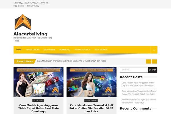 Editorialmag theme site design template sample