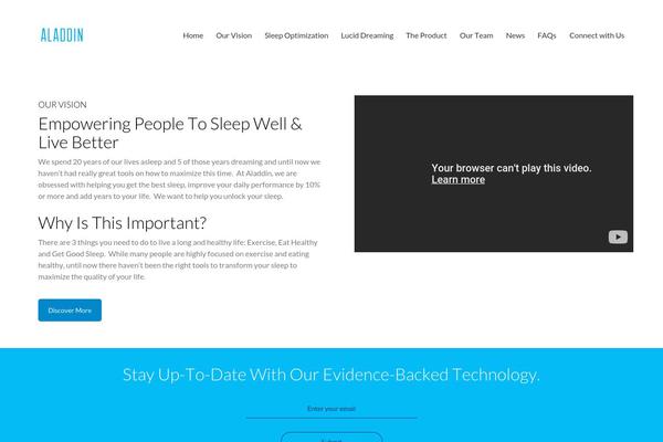 Site using One-page-navigator plugin