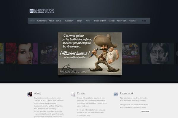 Envisioned theme site design template sample