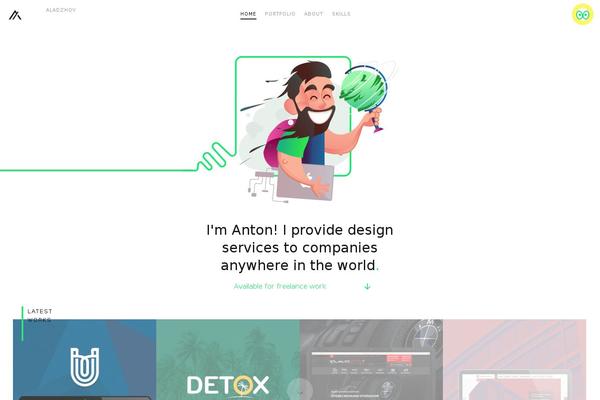 Site using Ajax-portfolio plugin