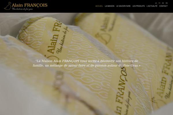 alain-francois.fr site used Cc-wp