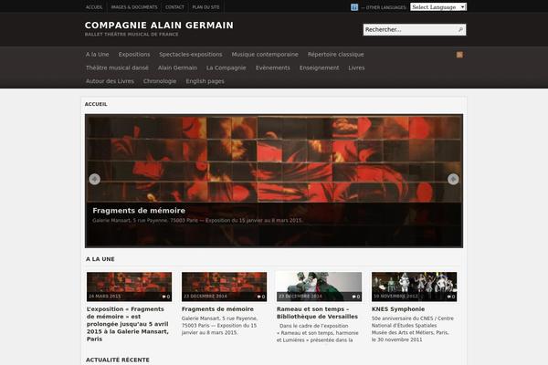 alaingermain.com site used Arras WP theme