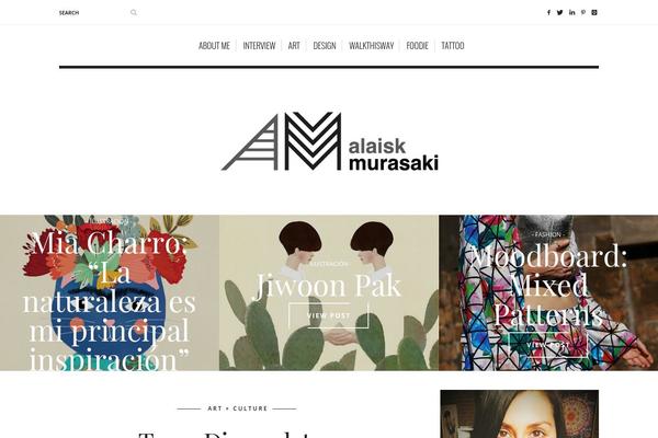 Site using Alpine PhotoTile for Pinterest plugin