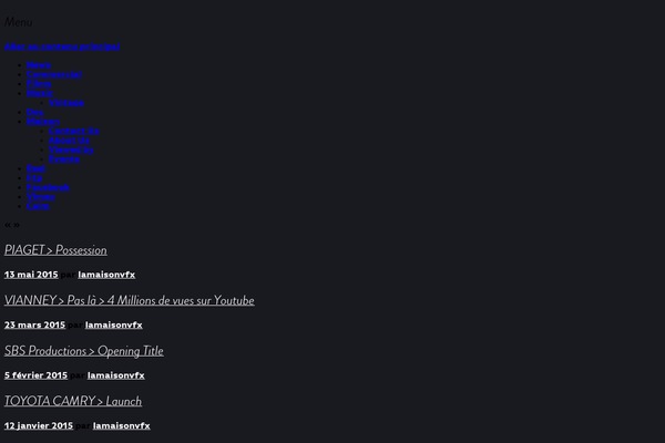 Full Frame theme site design template sample