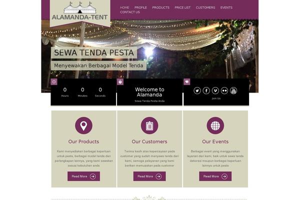 Soul theme site design template sample