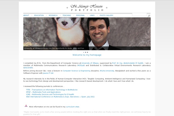 alamgirhossain.com site used Dark-atlantica
