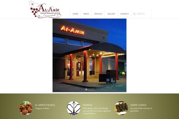 Infinite theme site design template sample