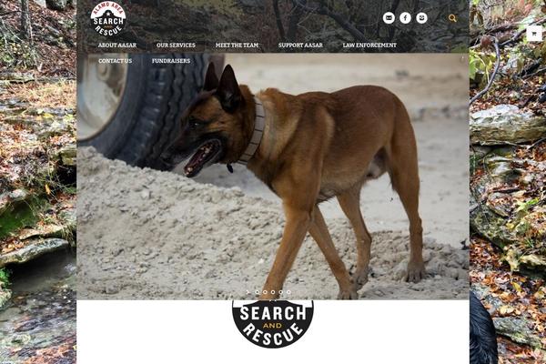Pet-rescue theme site design template sample