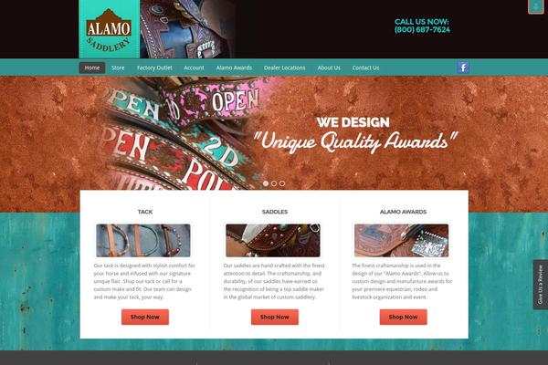 Alamo theme site design template sample