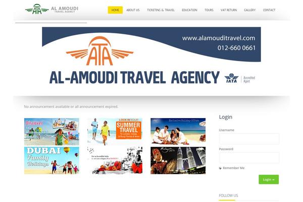 Trendy Travel theme site design template sample