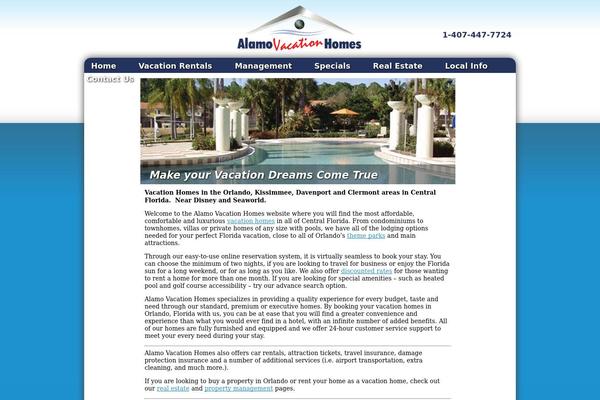 Alamo theme site design template sample