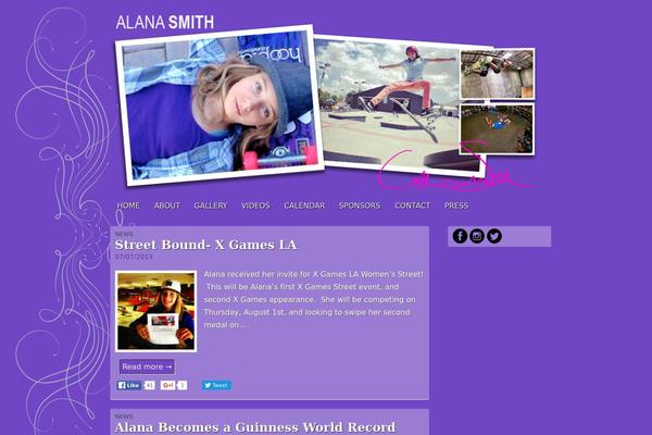 Gridiculous theme site design template sample