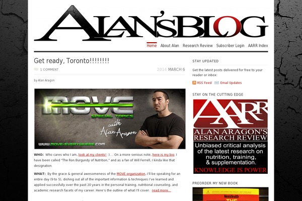 alanaragonblog.com site used Vigilance