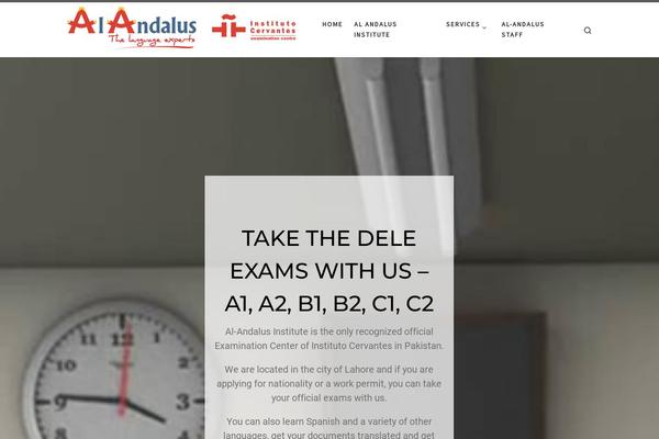 alandalusinstitute.com site used Customizr