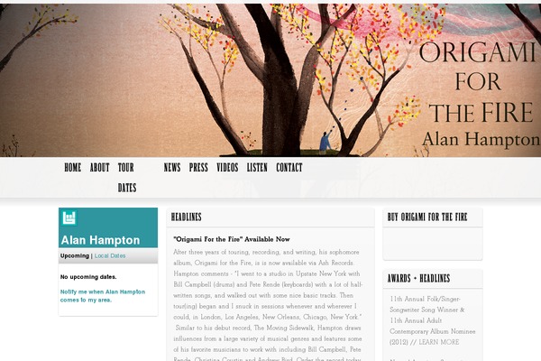 Soundcheck theme site design template sample
