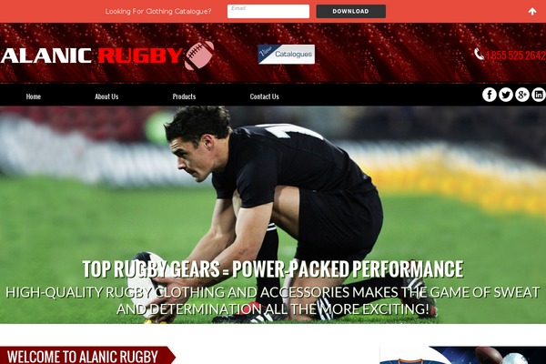 alanicrugby.com site used Rugby