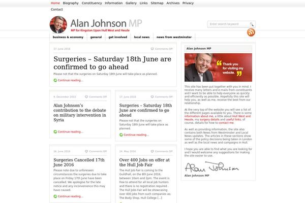 Fresh News theme site design template sample