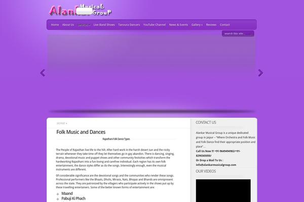TheProfessional theme site design template sample