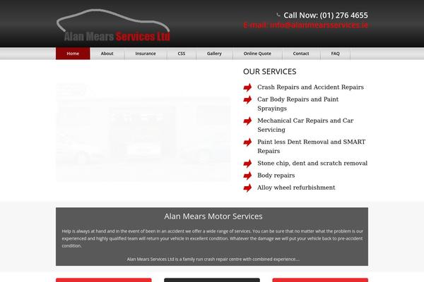 Website theme site design template sample