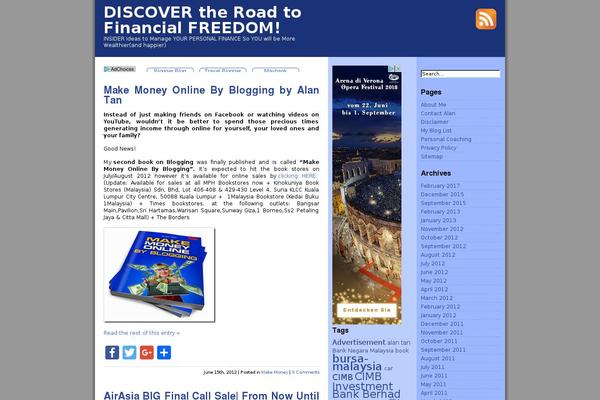 Prosense Blue theme site design template sample