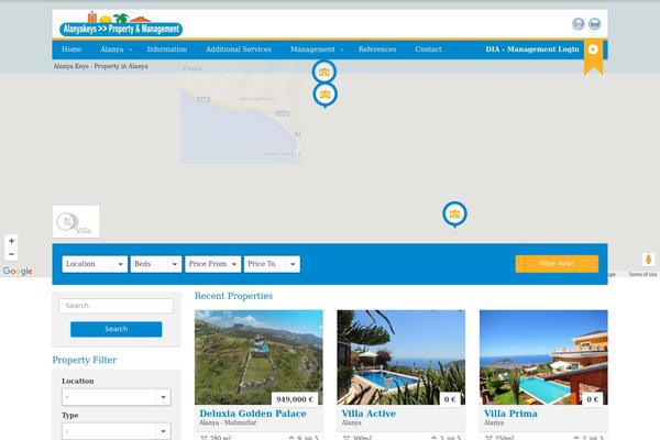 Properta theme site design template sample