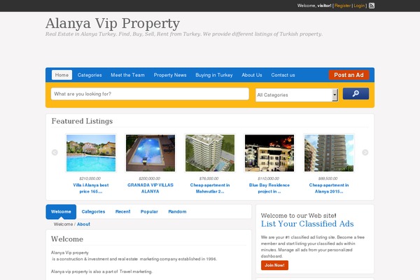 Delta theme site design template sample