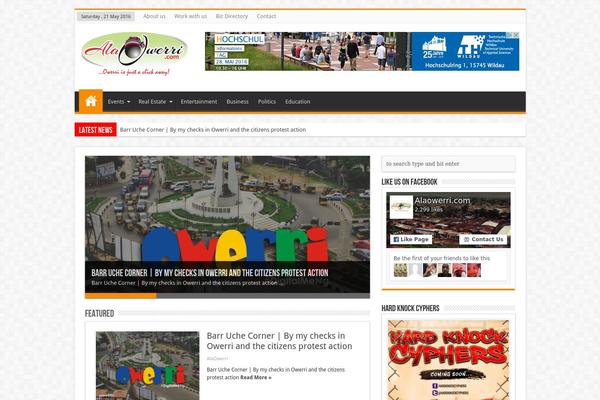 Sahifa theme site design template sample