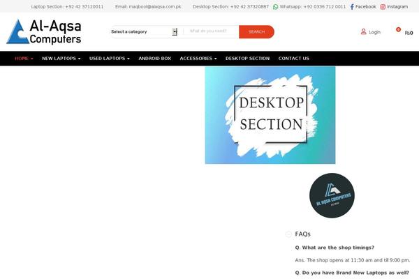 Shop theme site design template sample
