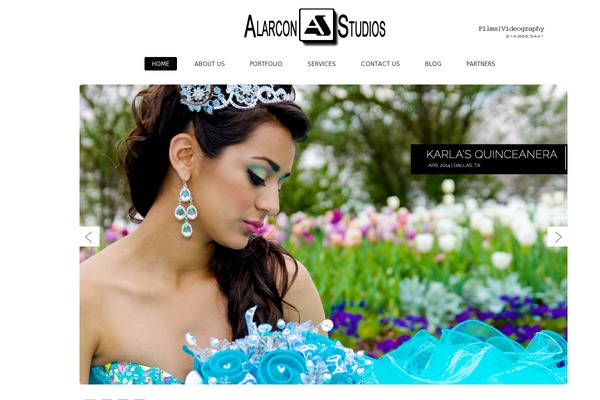 Slider Responsive Theme website example screenshot