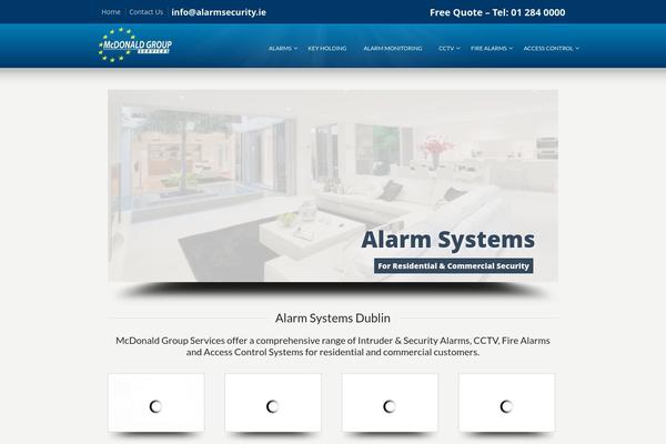 alarmsecurity.ie site used Karma Child