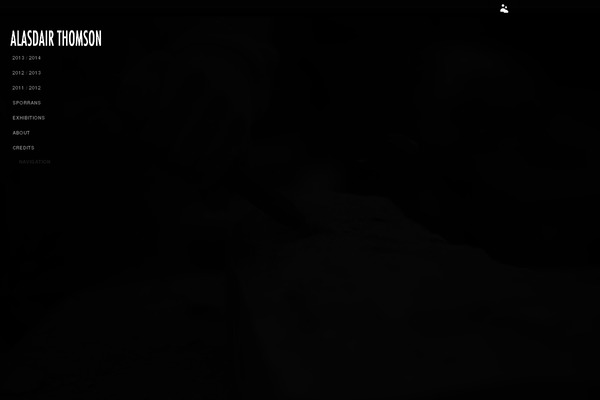 Darkroom theme site design template sample